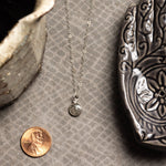 Tourmalinated Quartz Round Shape Pendant 925 Sterling Silver Necklaces Soul & Little Rose