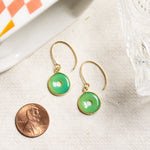 Chrysoprase Earrings 14k Gold Filled Ear-Wire earrings Earrings Soul & Little Rose   