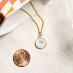 Moonstone 14k Gold Filled Curb Chain Gemstone Necklace Necklaces Soul & Little Rose
