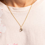 Green Amethyst Gold Drop Necklace 14k Gold Filled Chain Necklaces Soul & Little Rose