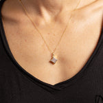Moonstone Star Gold Necklace 14k gold filled delicate chain Necklaces Soul & Little Rose