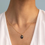Minimalist Gold Filled Hyperstein Drop Pendant Necklace Necklaces Soul & Little Rose