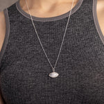 Sterling Silver Moonstone Eye Pendant Gemstone Necklace Necklaces Soul & Little Rose