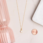 Pear Pendant Necklace on 14k Gold Filled Adjustable Chain Necklaces Soul & Little Rose