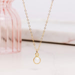 Pear Pendant Necklace on 14k Gold Filled Adjustable Chain Necklaces Soul & Little Rose