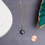 Lapis Lazuli 14k Gold Filled Pendant Necklace Soul & Little Rose