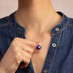 Lapis Lazuli 14k Gold Filled Pendant Necklace Soul & Little Rose