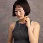 Sterling Silver Moonstone Eye Pendant Gemstone Necklace Necklaces Soul & Little Rose