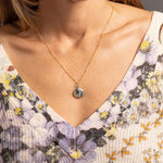 Moss Agate 14k Gold Filled Drop Pendant Necklace Necklaces Soul & Little Rose