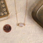 Pearl Oval Pendant Gold Necklace Necklaces Soul & Little Rose