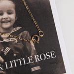 Labradorite Mini Moon Gold Pendant Necklace Necklaces Soul & Little Rose