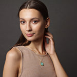 Gold Disc Necklaces: Lapis, Chrysoprase, Labradorite, Onyx, Moss Agate, Amazonite Necklaces Soul & Little Rose