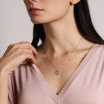 Gemstone Oval Nugget Shape Gold Pendant Necklace Necklaces Soul & Little Rose