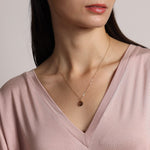 Gemstone Oval Nugget Shape Gold Pendant Necklace Necklaces Soul & Little Rose