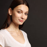 Mystic Coated White Chalcedony Horn Shape Pendant Necklace Necklaces Soul & Little Rose