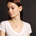 Rutilated Quartz Shield Shape Gemsonte Necklace Necklaces Soul & Little Rose