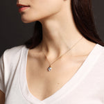 Dendrite Opal Shield Pendant Gold Necklace Necklaces Soul & Little Rose