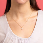 Moonstone Small Heart Gold Pendant Necklace Necklaces Soul & Little Rose