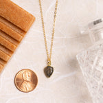 Labradorite Leaf Shape Gemstone Gold Pendant Necklace Necklaces Soul & Little Rose
