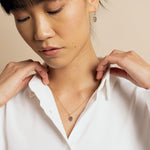 Labradorite Leaf Shape Gemstone Gold Pendant Necklace Necklaces Soul & Little Rose