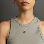 Labradorite Hexagon Gemstone Gold Pendant Necklace Necklaces Soul & Little Rose