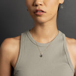 Labradorite Hexagon Gemstone Gold Pendant Necklace Necklaces Soul & Little Rose