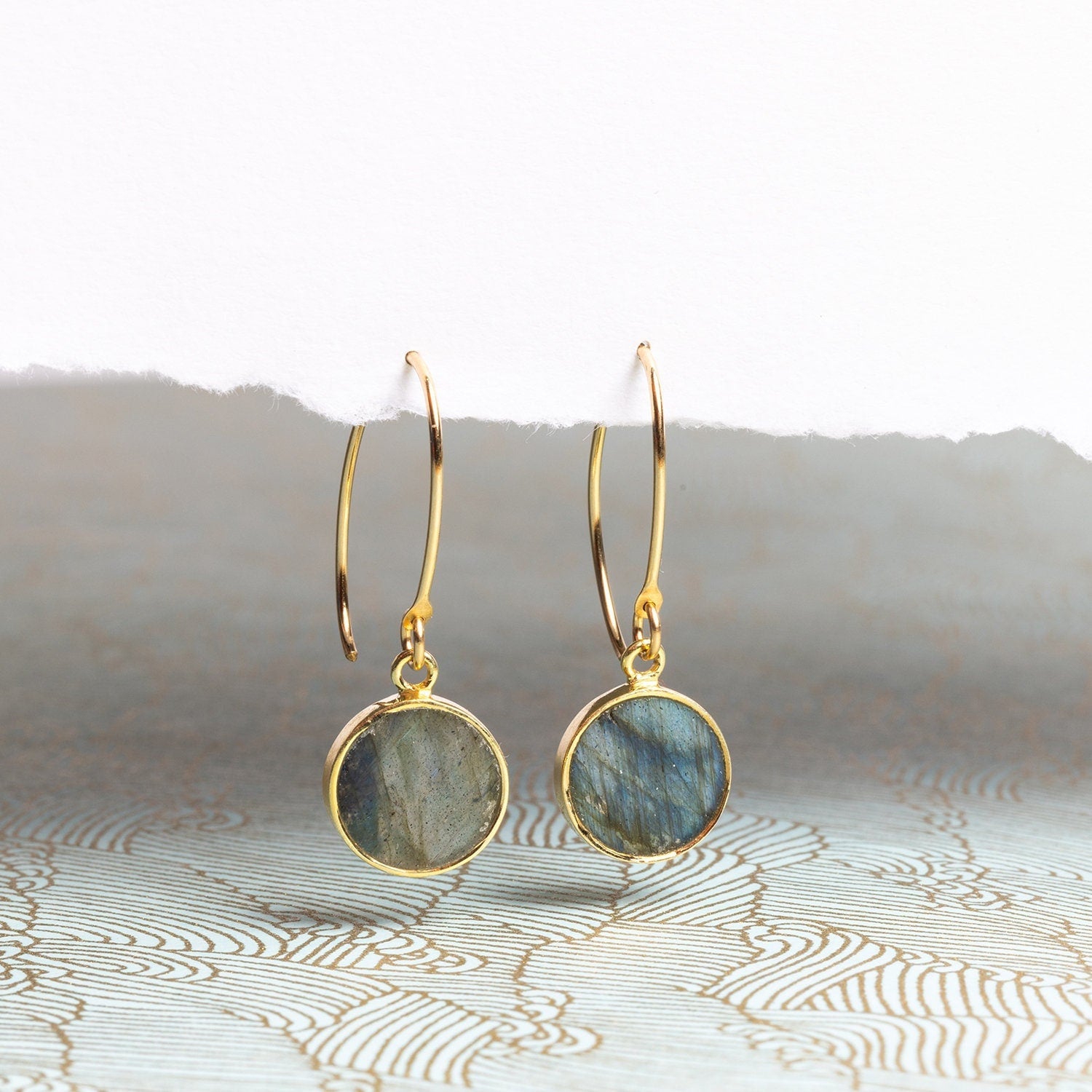 Labradorite 14K Gold Filled Drop Earrings Earrings Soul & Little Rose   