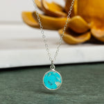 Turquoise Pendant Necklace 925 Sterling Silver Necklaces Soul & Little Rose   