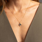 Labradorite Gold Bezel 4 point Star Necklace Necklaces Soul & Little Rose   