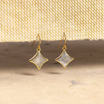 Rainbow Star Shape Gold Drop Earrings 14k Gold Filled Earwire hooks Earrings Soul & Little Rose   