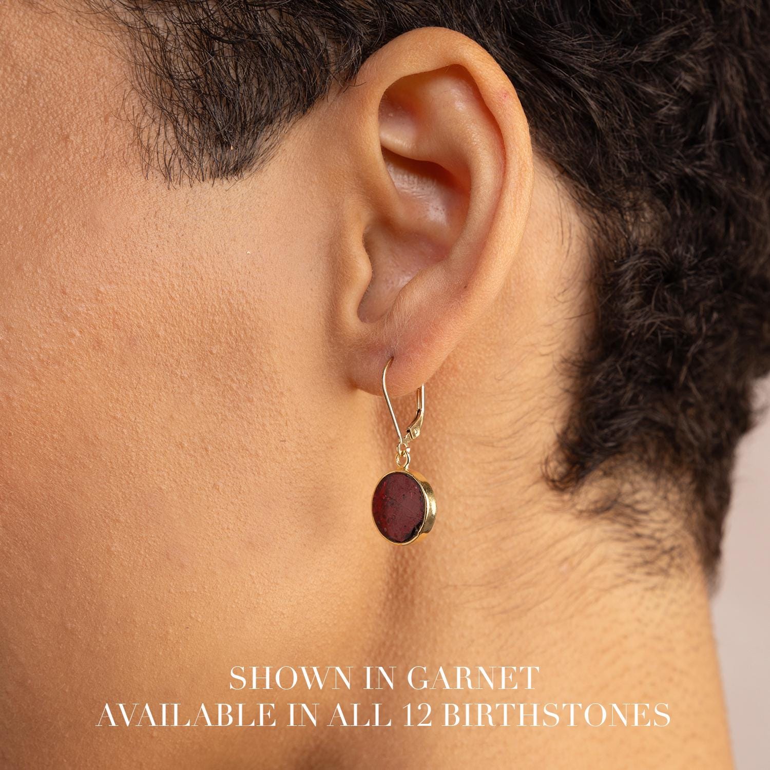 April Birthstone Earrings - Quartz Leverback 14k Gold Filled Earrings Earrings Soul & Little Rose