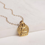 Buddha Gold Dainty Pendant Necklace Necklaces Soul & Little Rose   