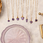 Amethyst Gemstone Necklace Collection Necklaces Soul & Little Rose   