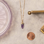 Amethyst Gemstone Necklace Collection Necklaces Soul & Little Rose   