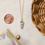 Dendrite Opal Pendulum Gold Necklace Necklaces Soul & Little Rose   