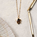 Smokey Quartz Star Gemstone Gold Necklace Necklaces Soul & Little Rose   