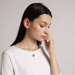 Labradorite Moon and Star Gold Pendants Necklace Necklaces Soul & Little Rose   