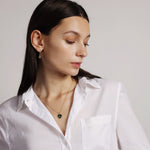 Emerald Heart Gold Pendant Necklace Necklaces Soul & Little Rose   