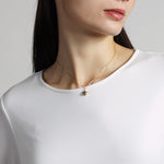 Gray Moonstone Star Gold Pendant Necklace Necklaces Soul & Little Rose   