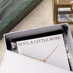Quartz Gold Disc Drop Earrings Earrings Soul & Little Rose   