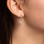 Rose Quartz Small Heart Earrings Earrings Soul & Little Rose   