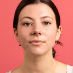 Ruby Mini Drop Gold Earrings Earrings Soul & Little Rose   