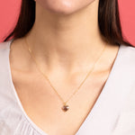 Brown Moonstone Small Heart Pendant Necklace Necklaces Soul & Little Rose   