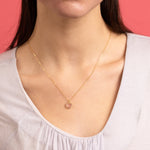 Rose Quartz Small Heart Pendant Necklace Necklaces Soul & Little Rose   
