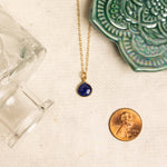 Lapis Lazuli Necklace and Drop Earrings Matching Set Necklace and Earrings Set Soul & Little Rose   
