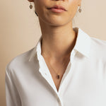Smokey Quartz Leaf Shape Necklace Necklaces Soul & Little Rose   