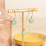 Amazonite Hexagon Necklace and Earrings Matching Set Necklace and Earrings Set Soul & Little Rose   