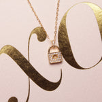 Lock Pendant Gold Necklace Necklaces Soul & Little Rose   