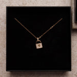 Lock Pendant Gold Necklace Necklaces Soul & Little Rose   